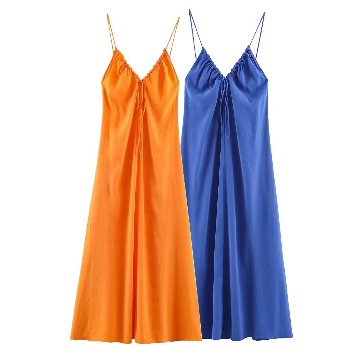 2026 Summer Vacation Athletic V Neck Strap Dre