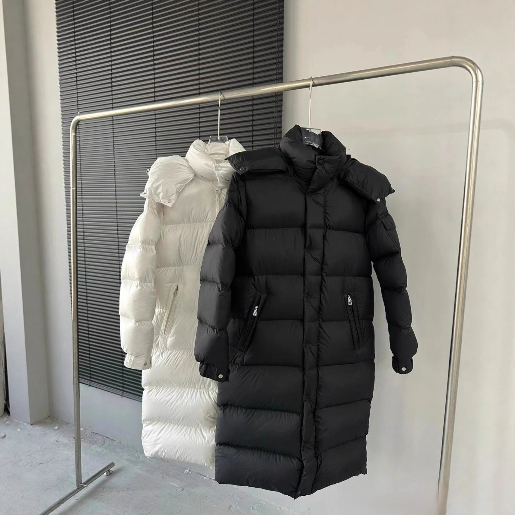 Winter Thick Down Jacket Warm Over Knee Cozy H