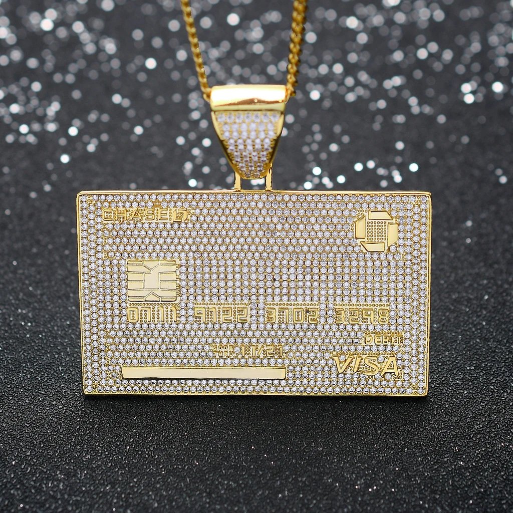 Hip Hop Card Pendant