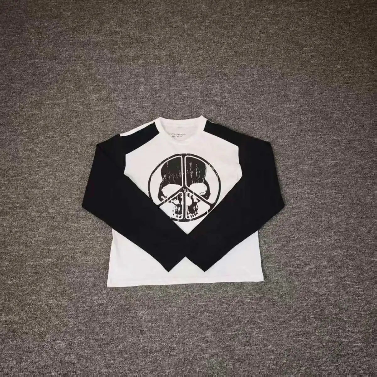 PeaceInWar Athletic Trendy Vintage Loose T-Shi