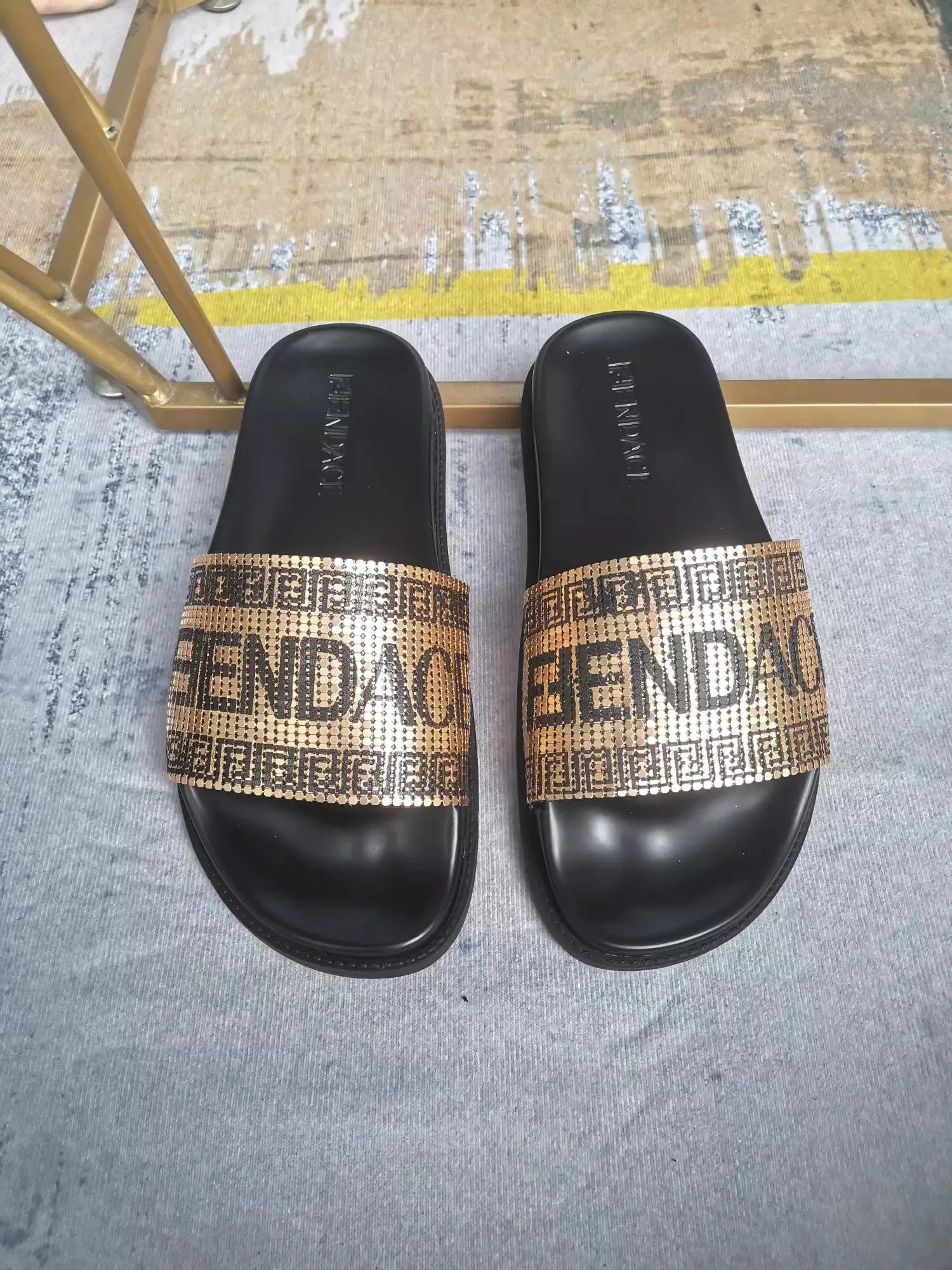 FENDI Baguette Slides