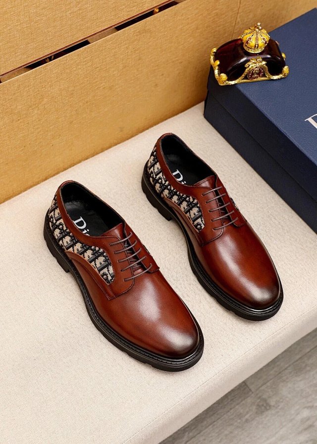 Dior Metallic Silver Leather Loafers Shoes: seller detail photo 3