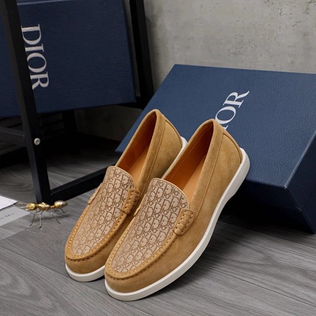 Dior Metallic Silver Leather Loafers Shoes: seller detail photo 13