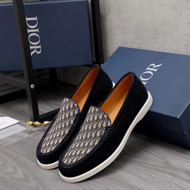 Dior Metallic Silver Leather Loafers Shoes: seller detail photo 14