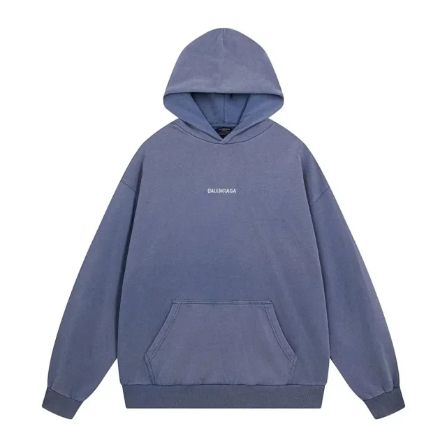 Balenciaga Hoodies & Sweatshirts Hooded pullover with kangaroo pocket product detail image 9