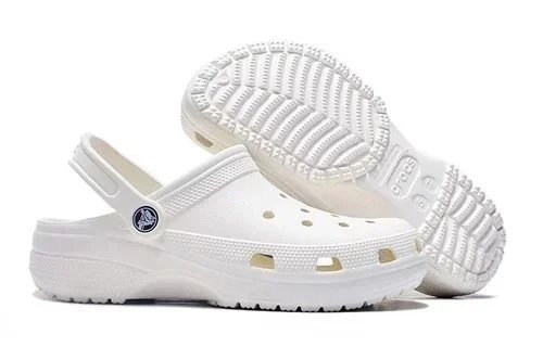 Crocs Classic Clog White Casual Shoes Sandals - 1