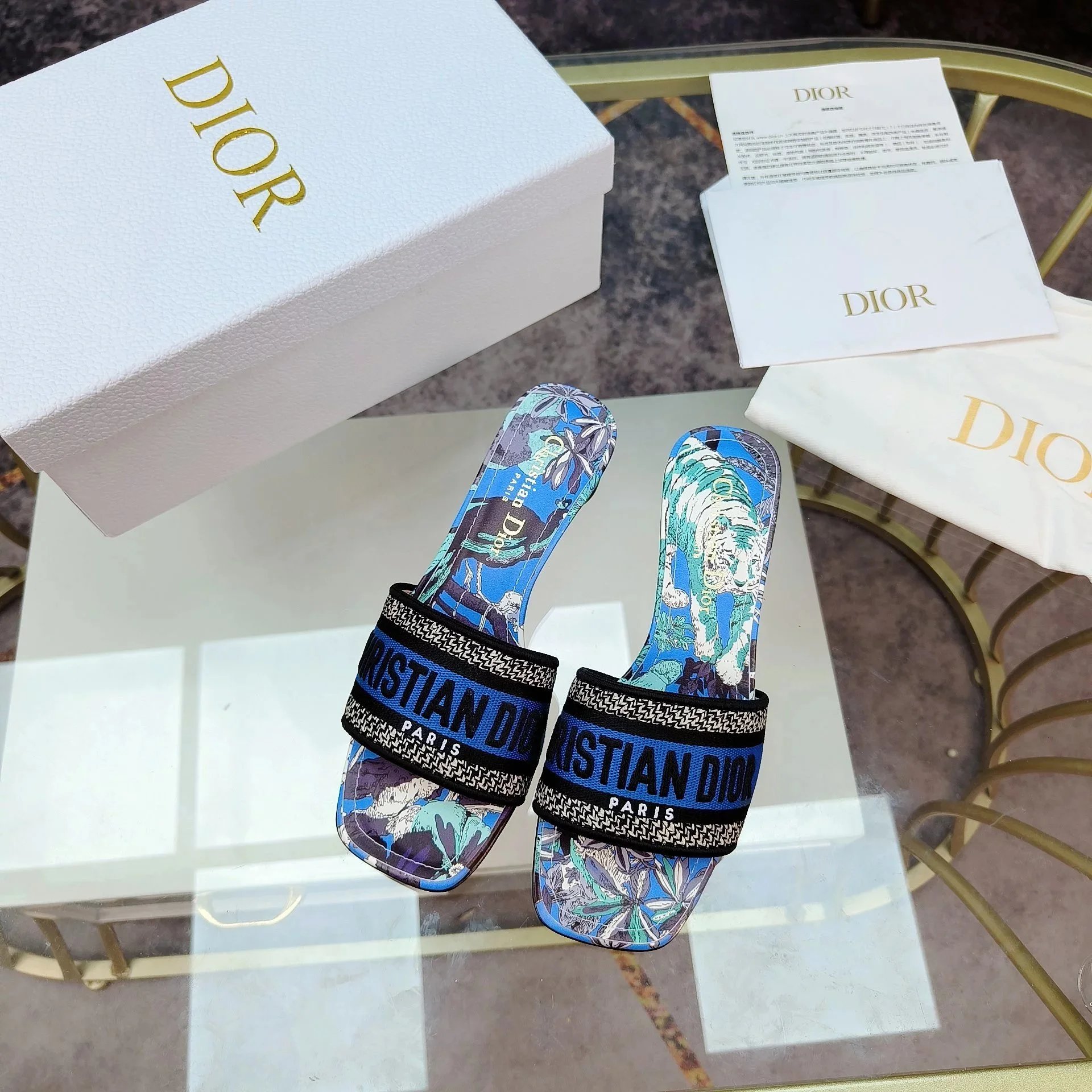Dior Dway Slides — Klapki