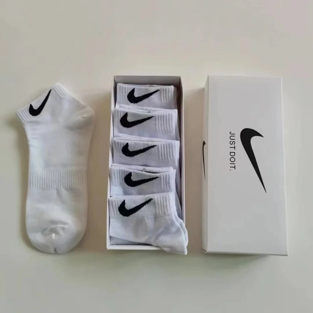 Nike Ankle Socks White Black