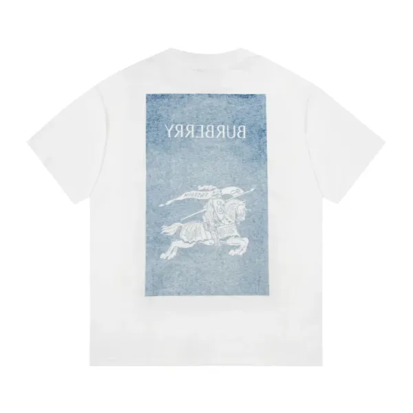 Burberry Knight Print T-Shirt White - 1