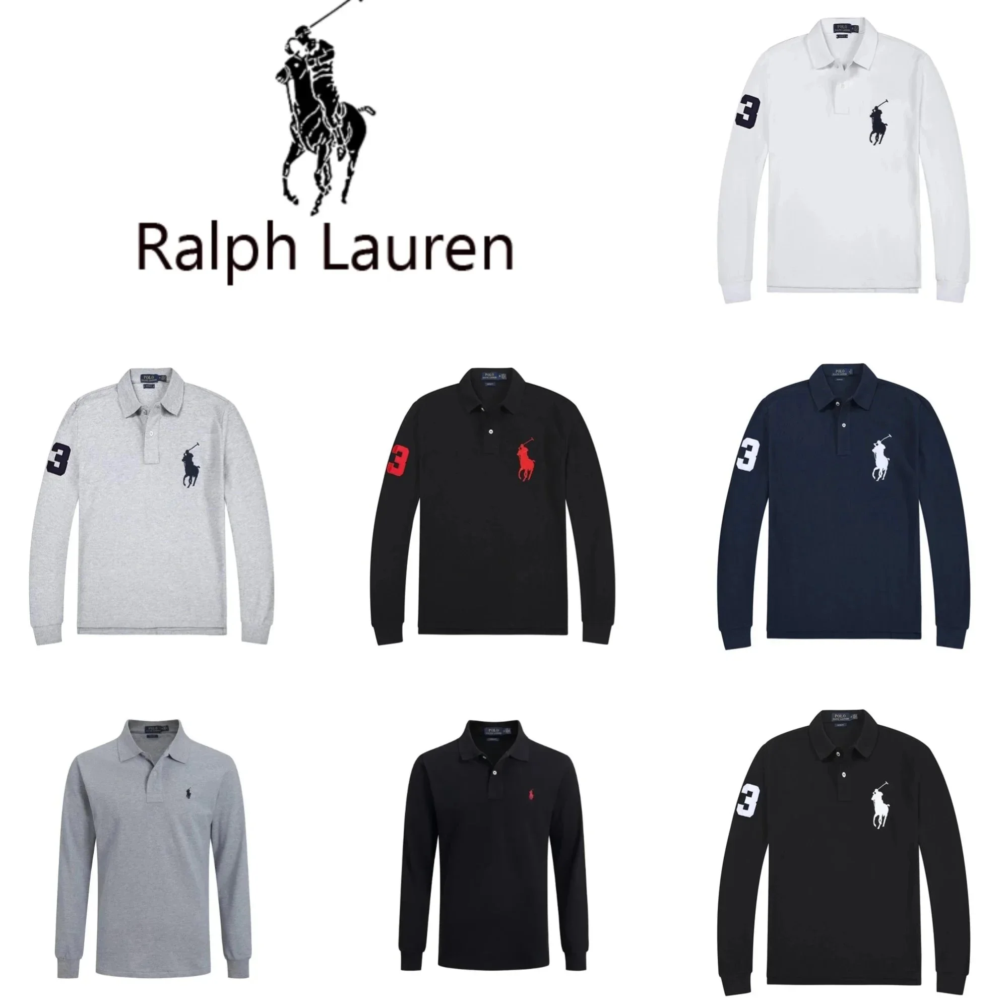 Ralph Lauren's Classic Long-Sleeve Polo Shirt Collection