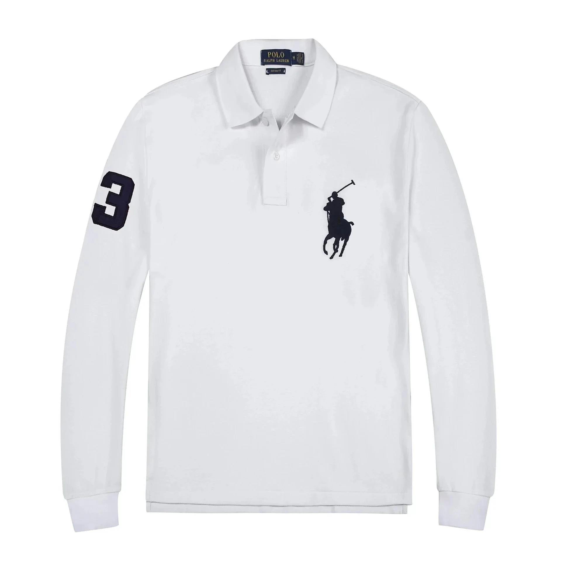 Ralph Lauren Long-Sleeve Polo Shirt — Large Logo, Size 3 - rep longsleeve