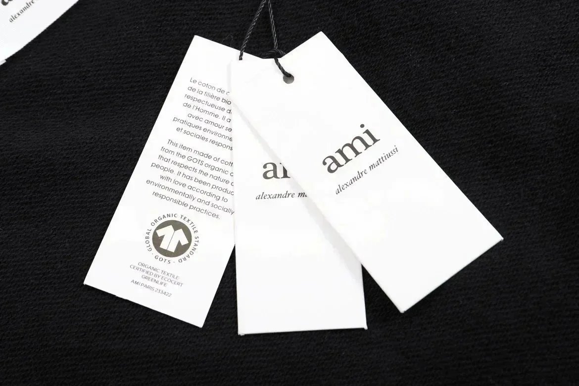 AMI Paris Heart Logo Hoodie Royal Blue - 11