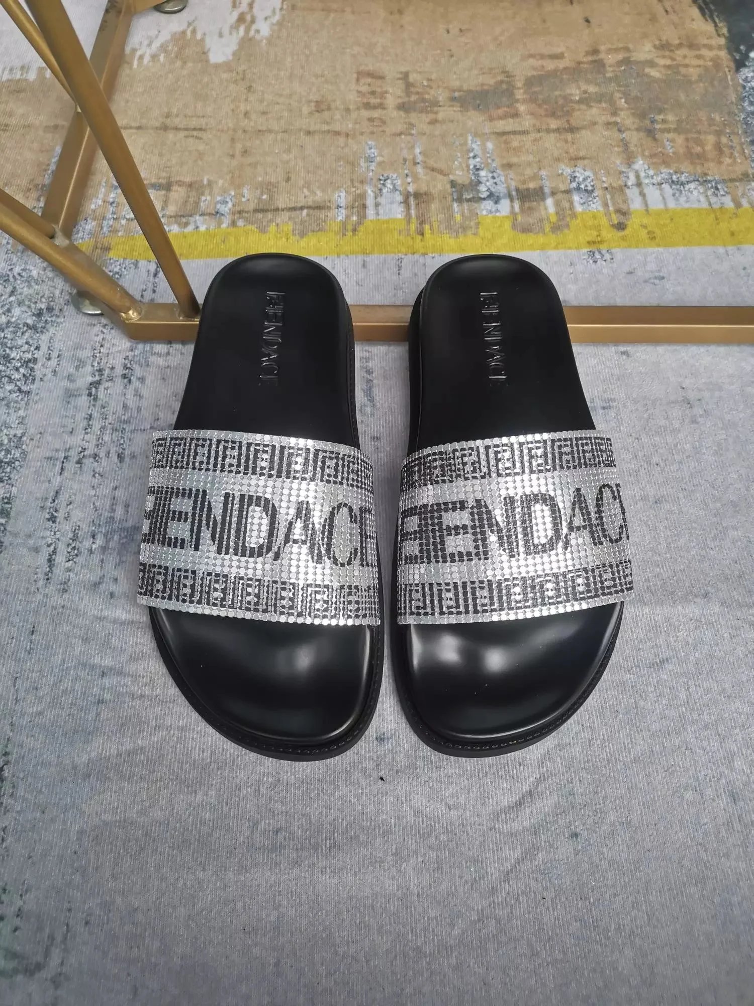 FENDI Baguette Slides