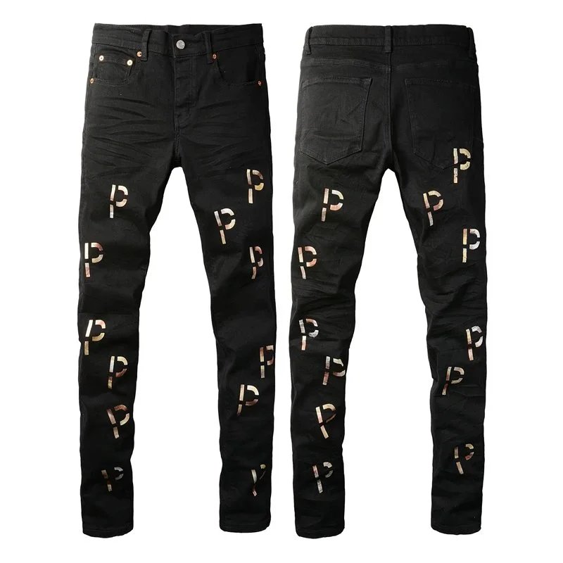 AMIRI Jeans Distressed slim-fit denim — 9008