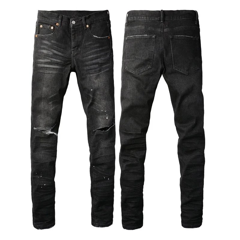 AMIRI Jeans Distressed slim-fit denim — 9035