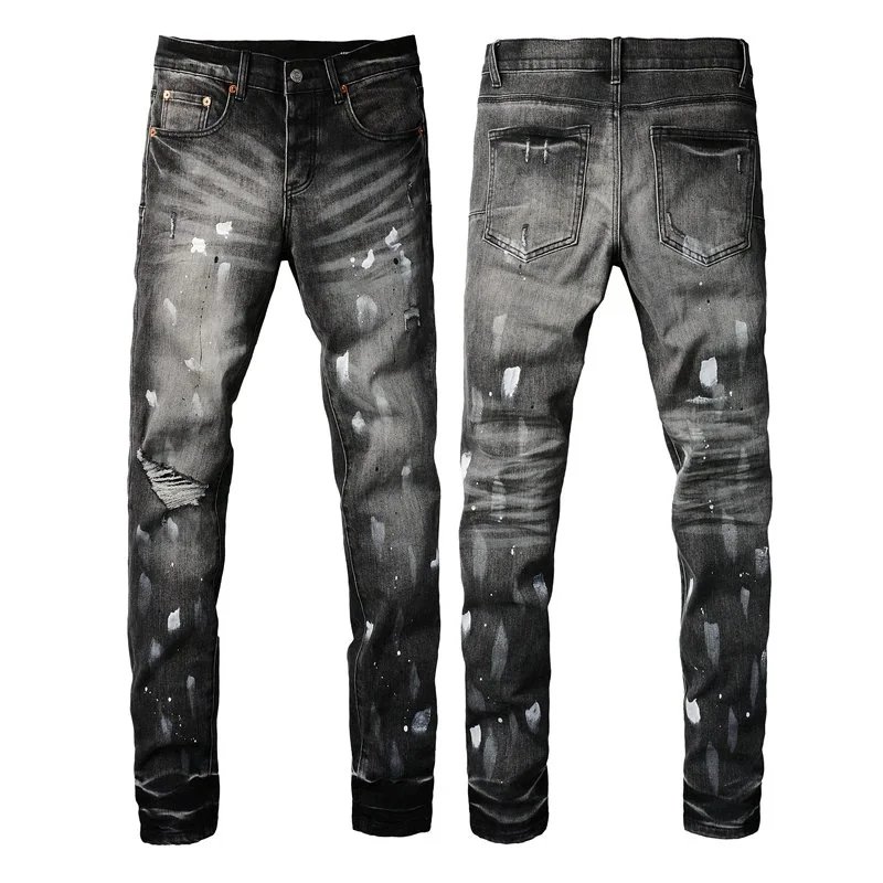AMIRI Jeans Distressed slim-fit denim — 9032