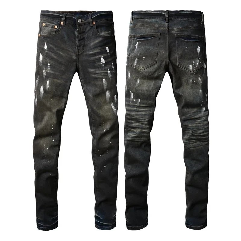 AMIRI Jeans Distressed slim-fit denim — 9036