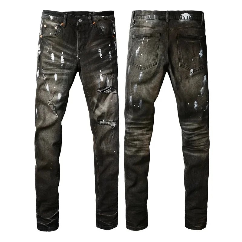 AMIRI Jeans Distressed slim-fit denim — 9030