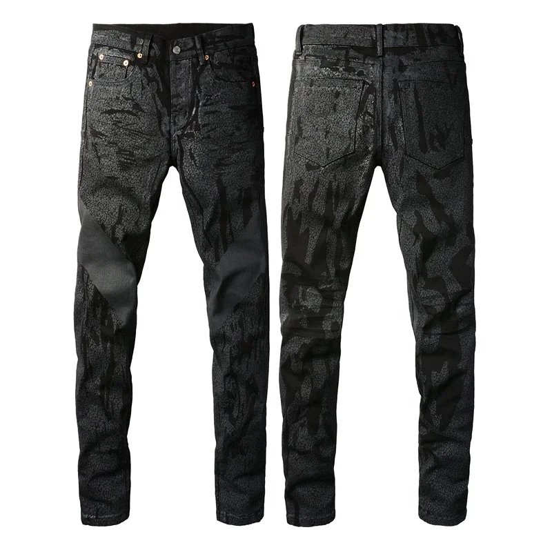 AMIRI Jeans Distressed slim-fit denim — 9026