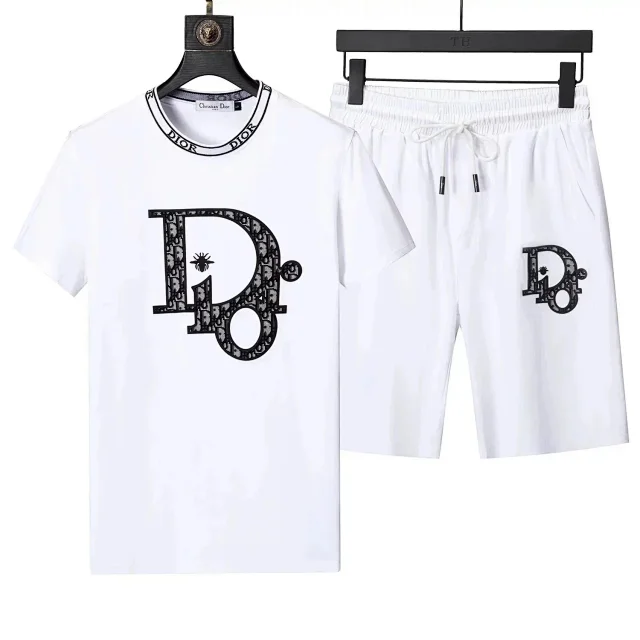 Dior Matching Sets Short-Sleeve T-Shirt and Drawstring Shorts Set product detail image 9