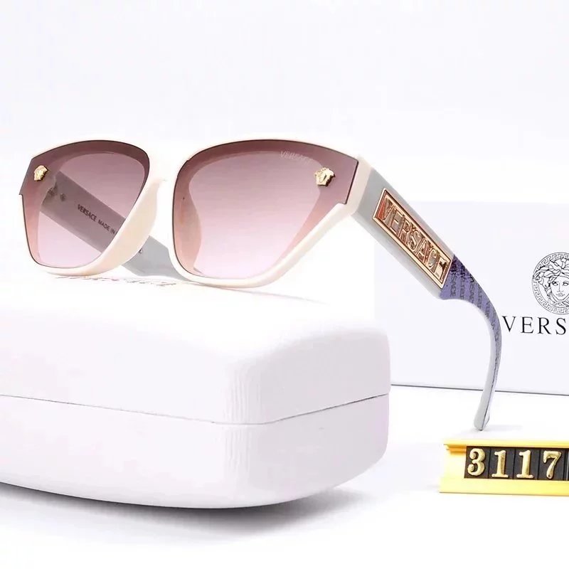 Versace 6131 White Oversized Square Sunglasses - 15
