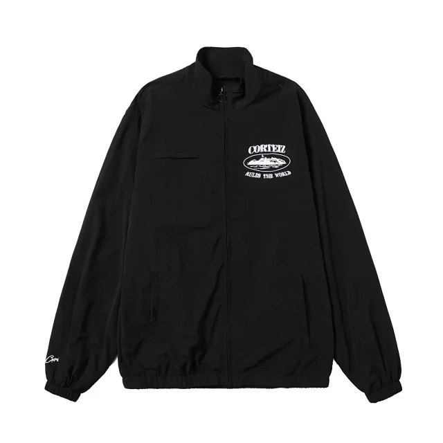 Corteiz Jackets Alcatraz Logo Zip-Up Track Jacket product detail image 3