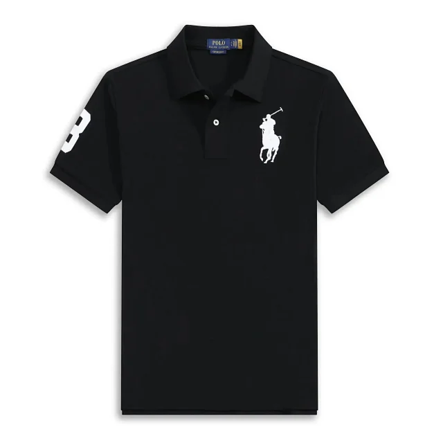 Polo Ralph Lauren Shirts Big Pony short-sleeve shirt with number 3 sleeve patch product detail image 11