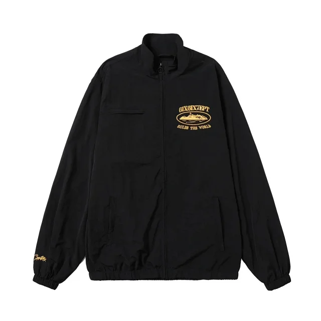 Corteiz Jackets Alcatraz Logo Zip-Up Track Jacket product detail image 2