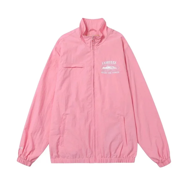 Corteiz Jackets Alcatraz Logo Zip-Up Track Jacket product detail image 5