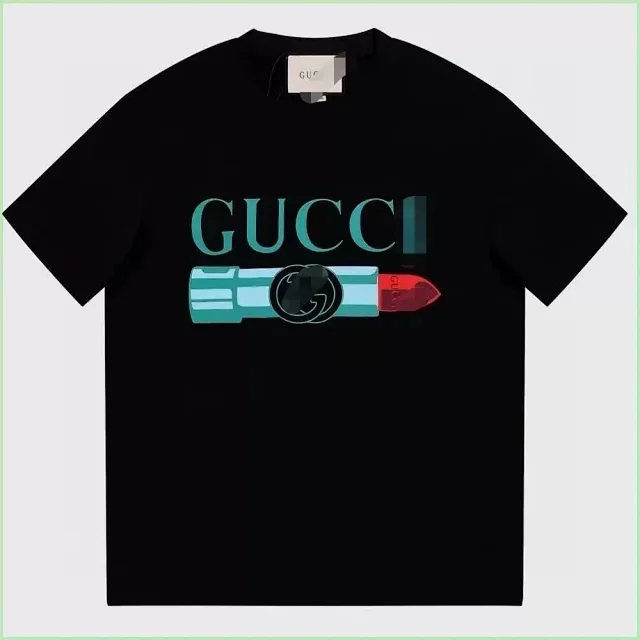 Gucci T-Shirts Logo Graphic Short-Sleeve T-Shirt product detail image 12
