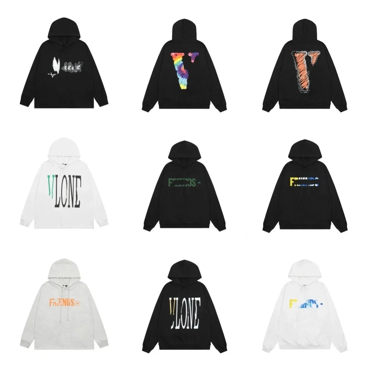 Off-White Friends Graphic Hoodie Black - 4