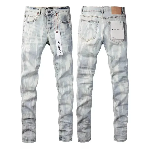 Purple Brand Holographic Wash Slim Fit Jeans - 6