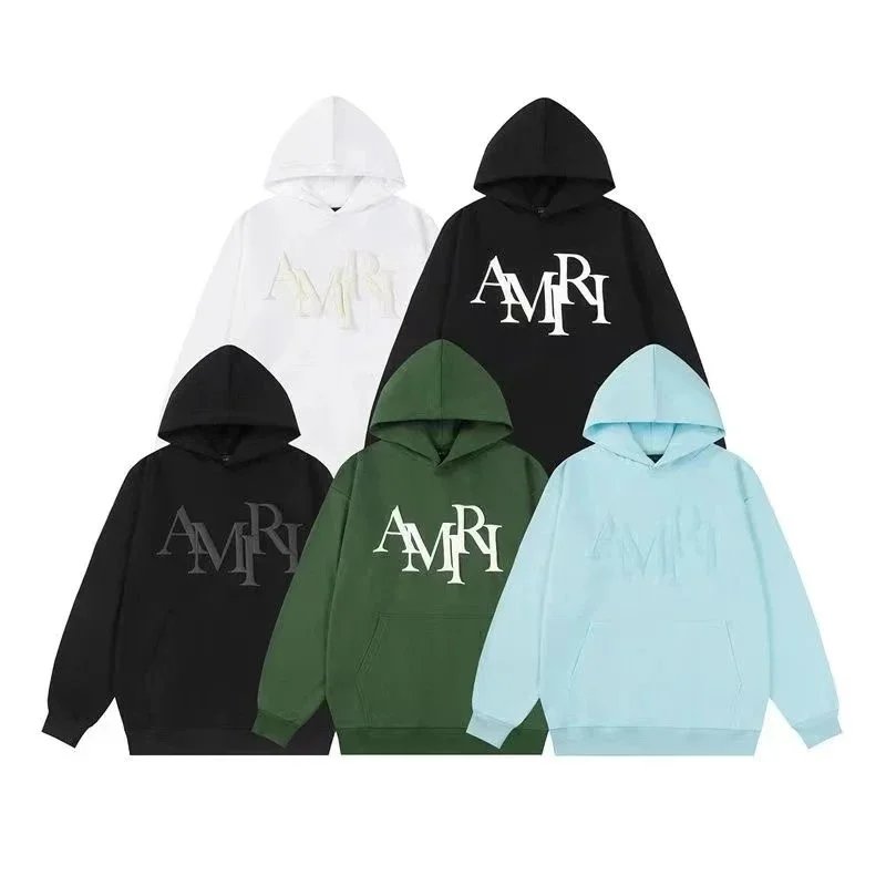 Amiri AMIRI Logo Hoodie Black - 2
