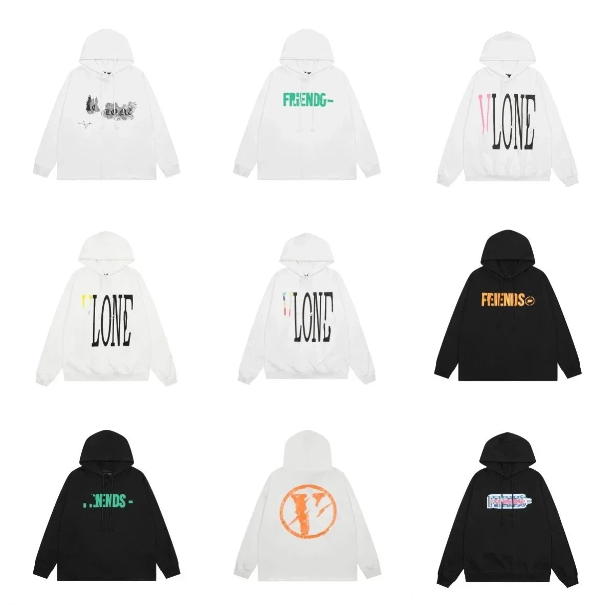 Off-White Friends Graphic Hoodie Black - 5