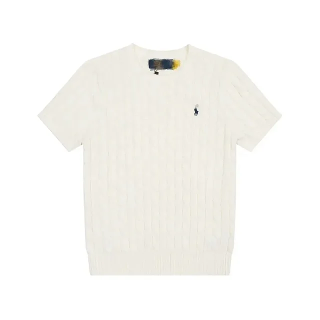 Ralph Lauren Knitwear Short-Sleeve Cable-Knit Crewneck product detail image 12