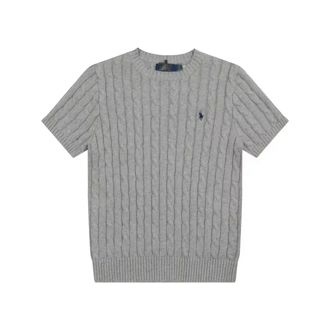 Ralph Lauren Knitwear Short-Sleeve Cable-Knit Crewneck product detail image 13