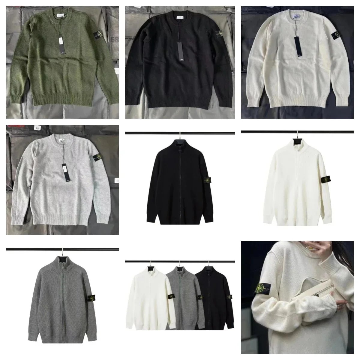 Stone Island Crewneck and Zip-