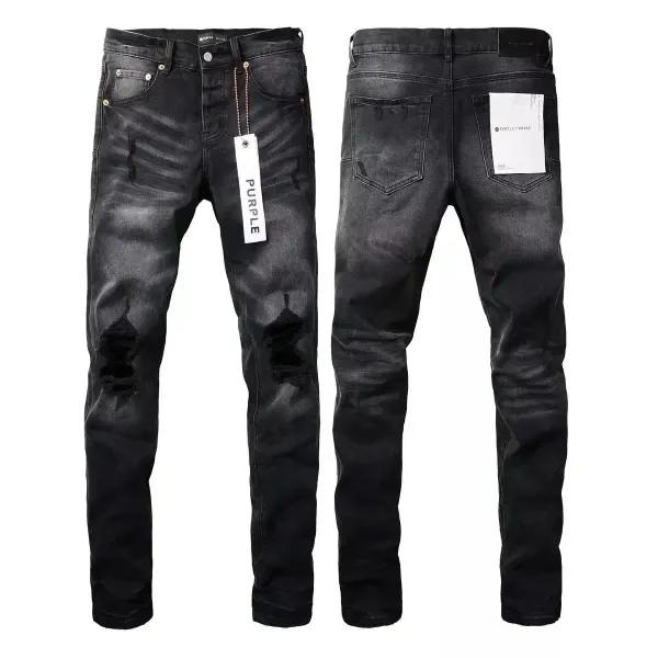 Purple Brand Holographic Wash Slim Fit Jeans - 11