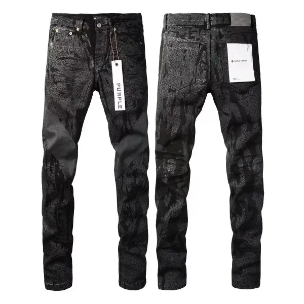 Purple Brand Holographic Wash Slim Fit Jeans - 5