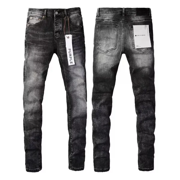 Purple Brand Holographic Wash Slim Fit Jeans - 10