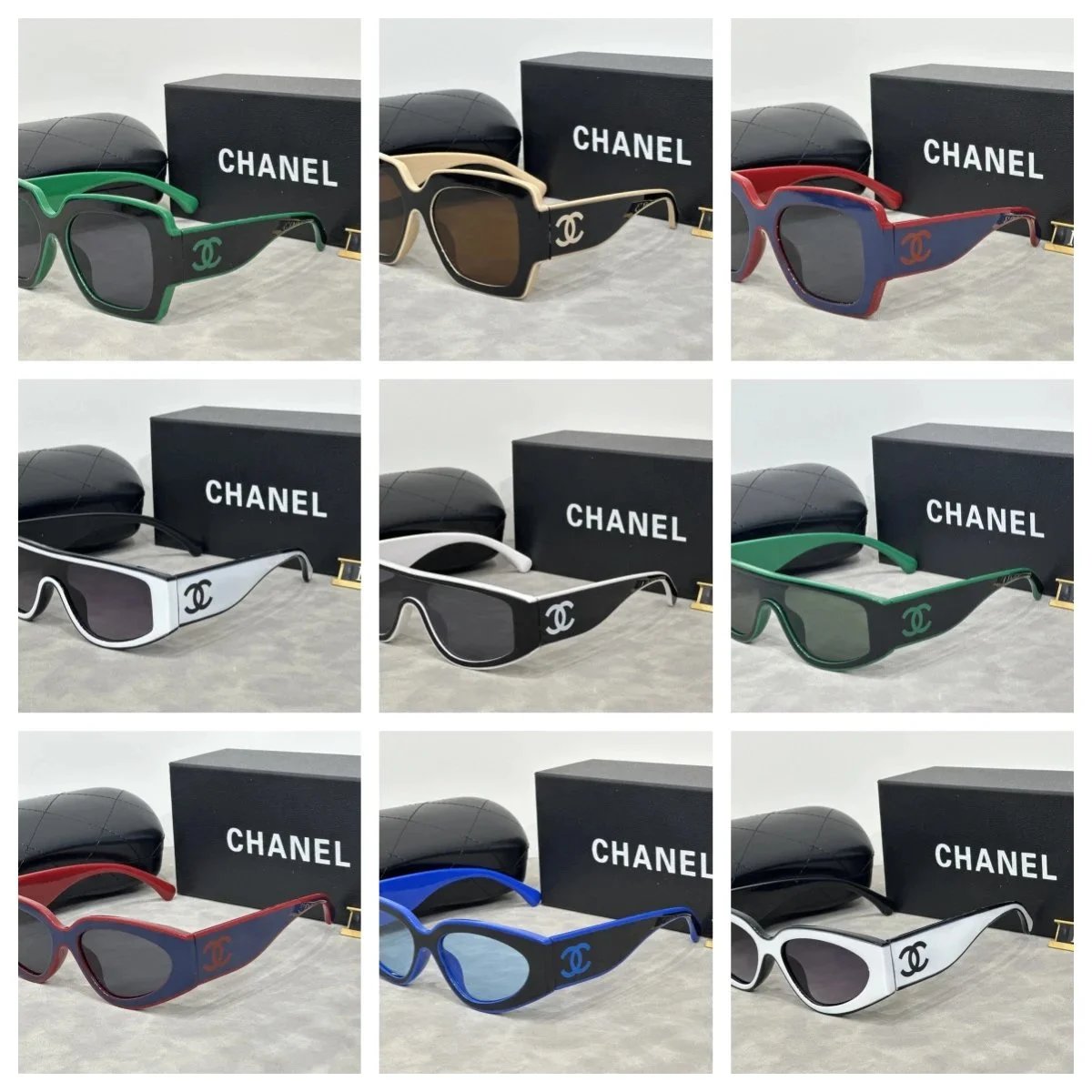 Chanel Colorful Frame Sunglasses