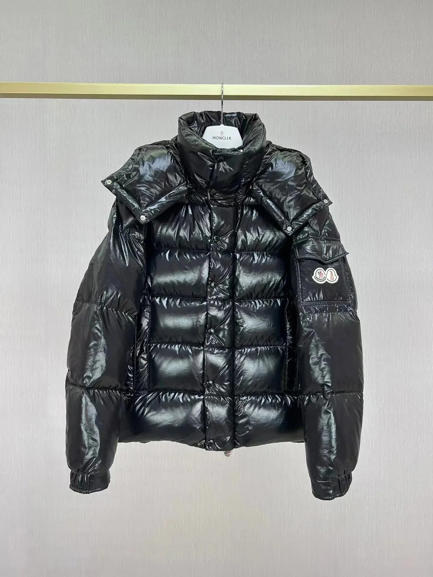 Moncler Down Jackets Shiny quilted puffer styles image 2