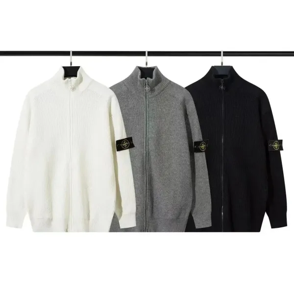 Stone Island Crew Neck Sweater Army Green - 3
