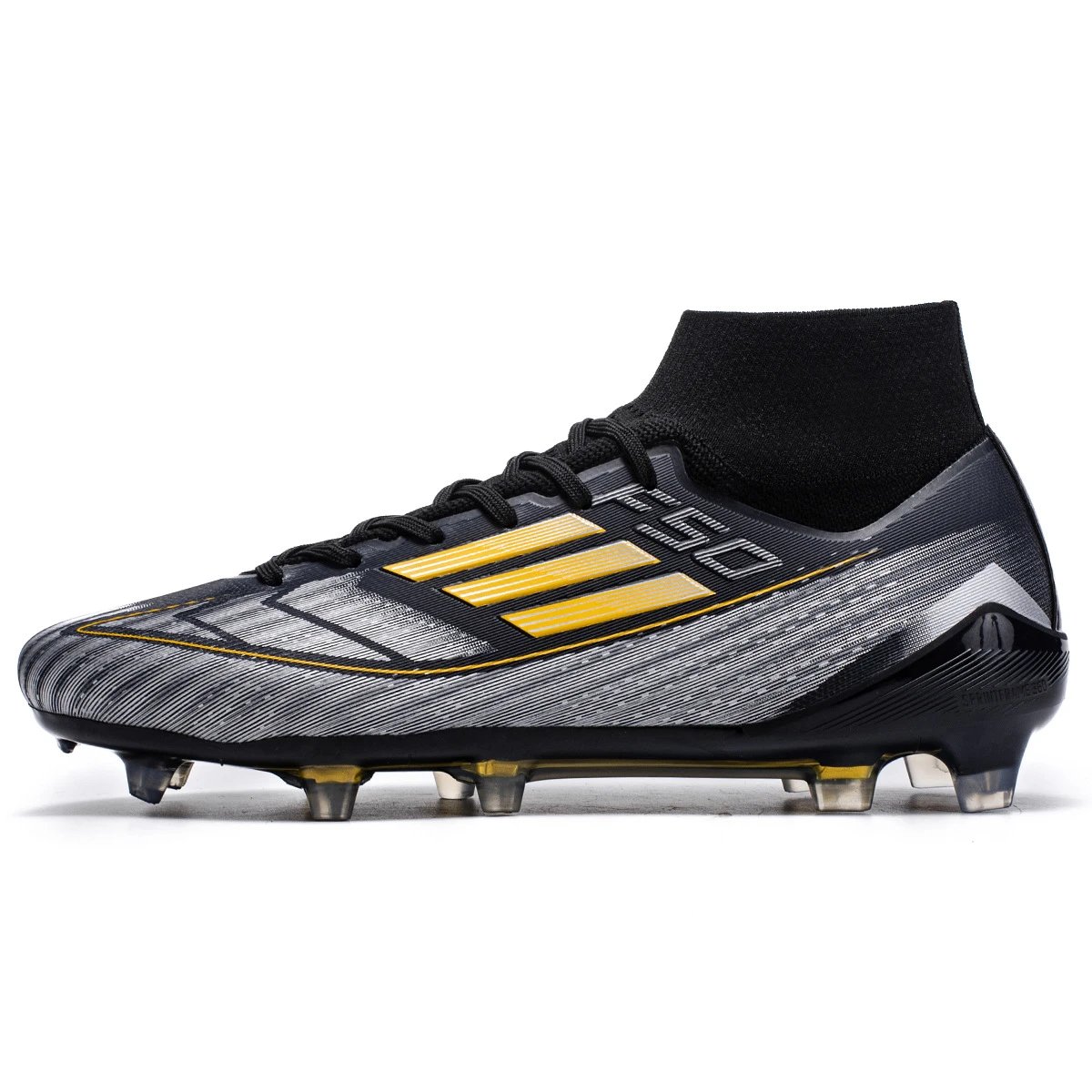 F50 Black & Gold Studs