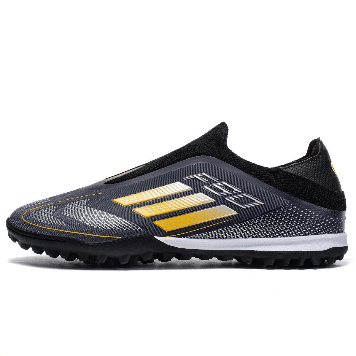 Black & Gold Firm-Ground Cleats
