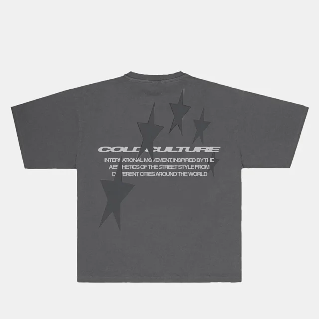 Cold Culture T-Shirts Oversized Star Graphic T-Shirt product detail image 30