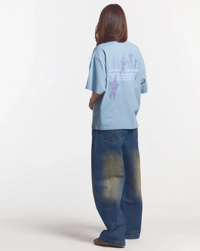 Cold Culture T-Shirts Oversized Star Graphic T-Shirt product detail image 29