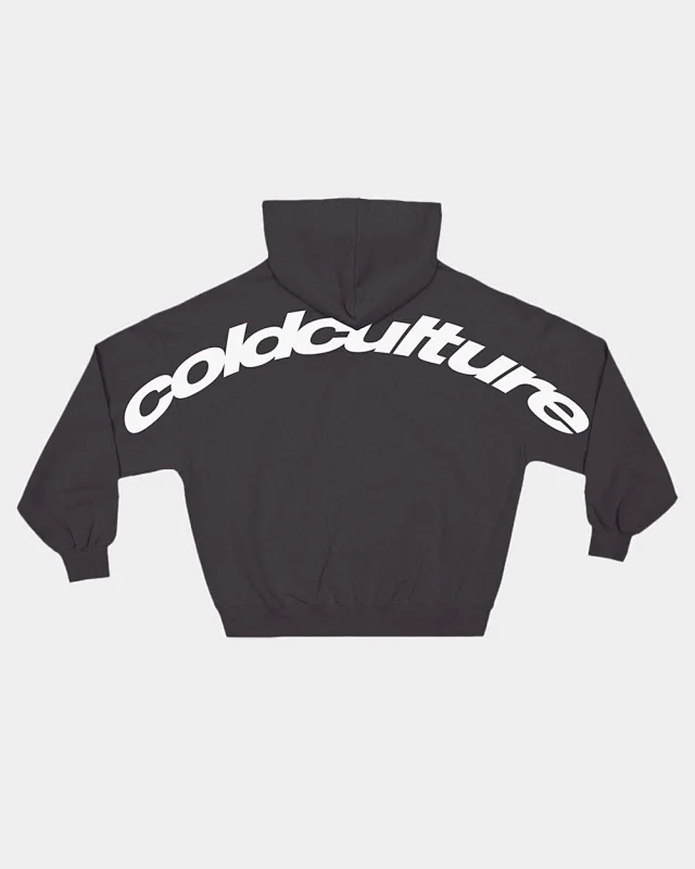 Cold Culture Hoodies & Sweatshirts Hooded sweatshirt with arched back logo print product detail image 19