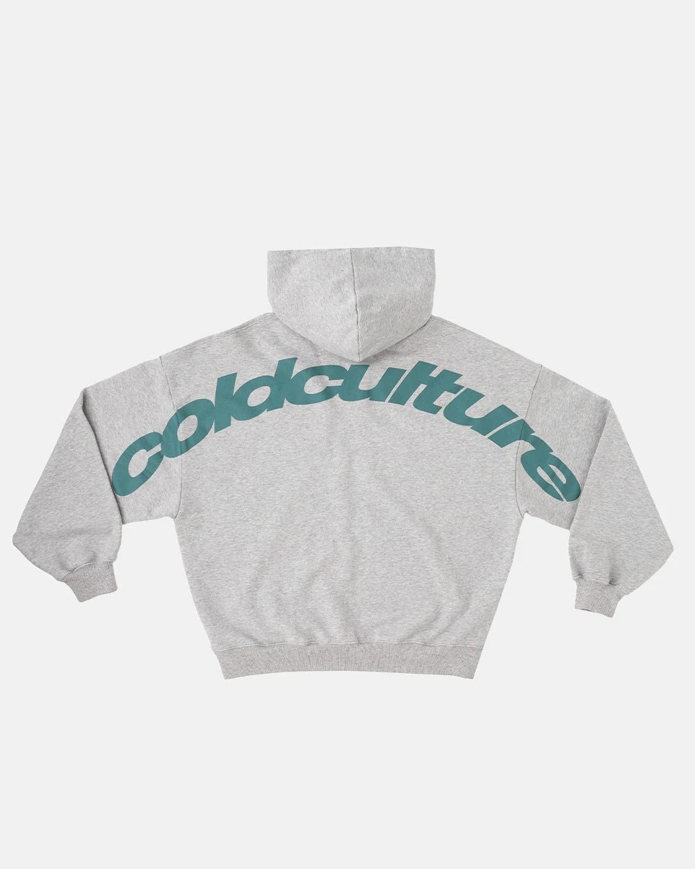 Cold Culture Hoodies & Sweatshirts Hooded sweatshirt with arched back logo print — Arc-Light Flower Grey A