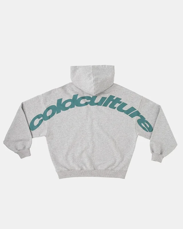 Cold Culture Hoodies & Sweatshirts Hooded sweatshirt with arched back logo print product detail image 3